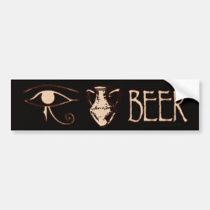 Sticker pour pare-chocs de bière de l'oeil Amphor