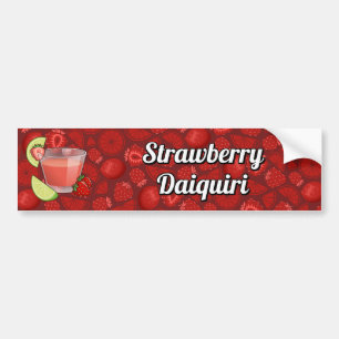 Sticker pour pare-chocs fraises Daiquiri