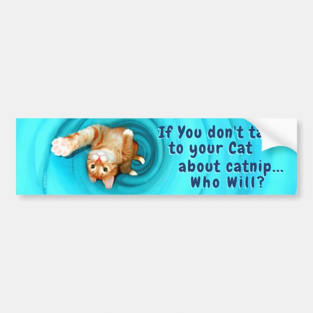 Sticker pour pare-chocs Kitty Inspirations (Devant)