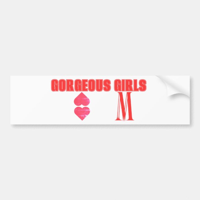 Sticker pour pare-chocs pour femmes MM (Devant)