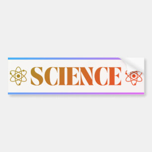Sticker pour pare-chocs science