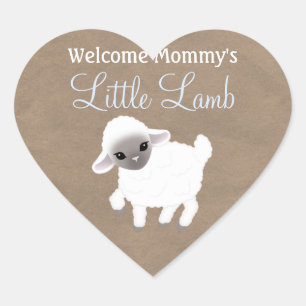 Sticker pour petit agneau