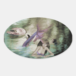Sticker pour petite sirène