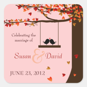 Sticker pour phoque en chêne d'arbre Inséparables