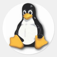 Sticker pour pingouin Tux Linux