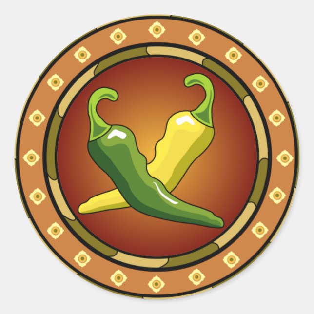 Sticker pour poivrons mexicain (Devant)