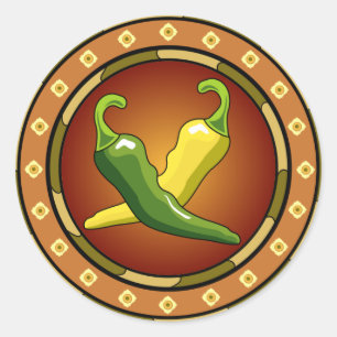 Sticker pour poivrons mexicain