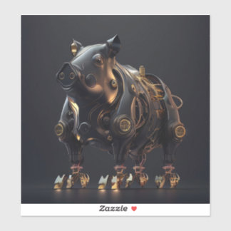 Sticker pour porc en fer