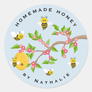 Sticker pour pot de miel