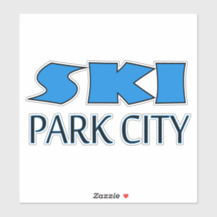 Sticker pour Ski Park City, Sticker pour Park City