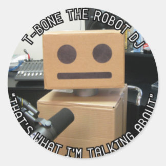 Sticker pour slogan à os en T