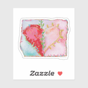 Sticker Pour son chevalier du coeur