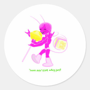 Sticker pour sucre Bug 2 pas de logo