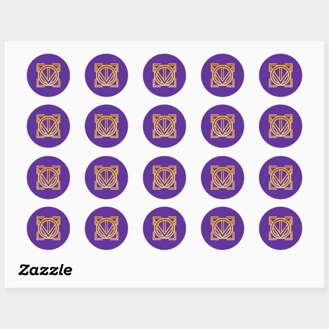Sticker pour Symbole Adinkra (Service) (Feuille)