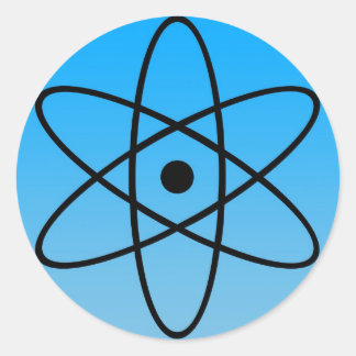 Sticker pour symbole atomique