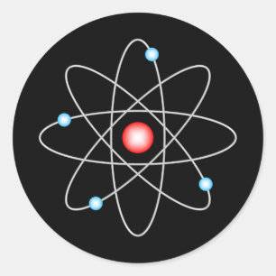 Sticker pour symbole atomique