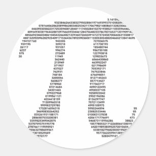 Sticker pour symbole Pi