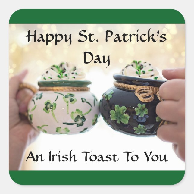 Sticker pour toast irlandais (Devant)