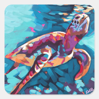 Sticker pour tortue de mer