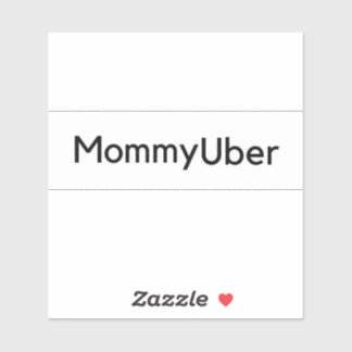 Sticker pour voiture MommyUber