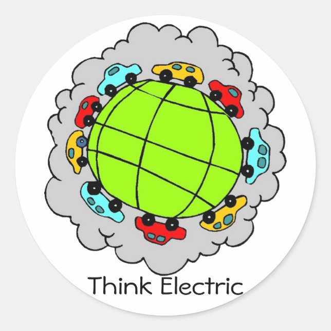Sticker pour voitures électriques (Devant)