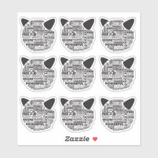 Sticker Pourquoi j'aime FreeBSD 25th Anniversary Vinyl Sti