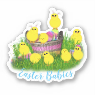 Sticker Poussins de Pâques