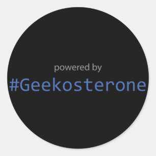 Sticker - Powered by #Geekosterone