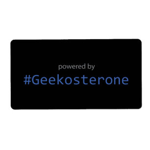 Sticker - Powered by #Geekosterone