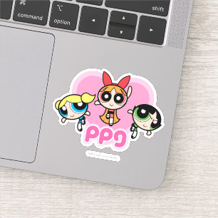 Sticker Powerpuff Girls Team Awesome