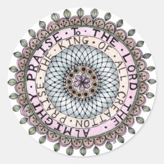 Sticker Praise the Lord Medallion