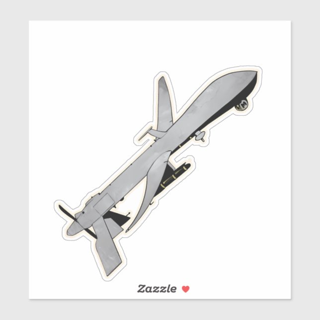 Sticker Predator MQ-1, aéronef UAV (Feuille)