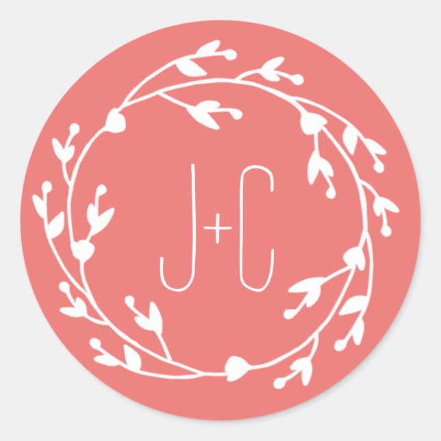 Sticker préféré aux fleurs peintes (Devant)