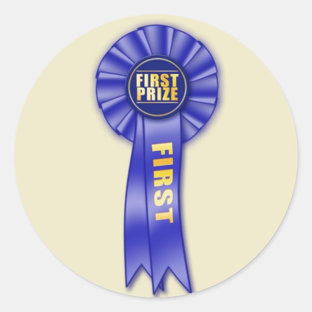 sticker premier prix de la rosette bleue (Devant)