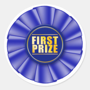 sticker premier prix de la rosette bleue