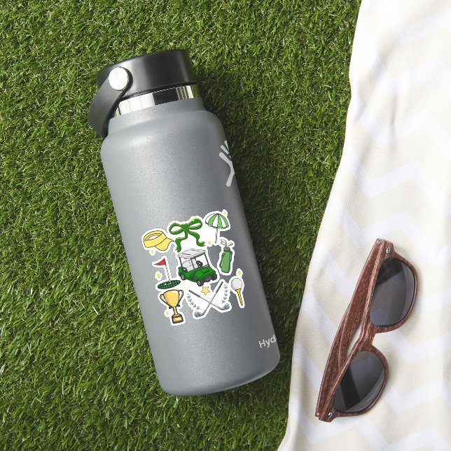 Sticker Preppy Golf Coquette (HydroFlask Insitu)