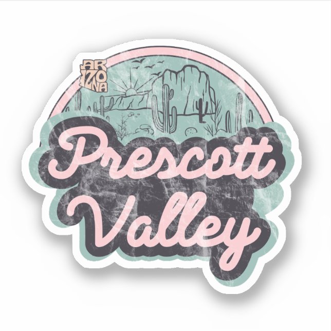 Sticker Prescott Valley, Arizona (Devant)