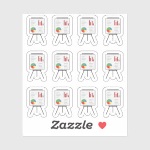 Sticker Présentation Rappel de travail pour les réunions d