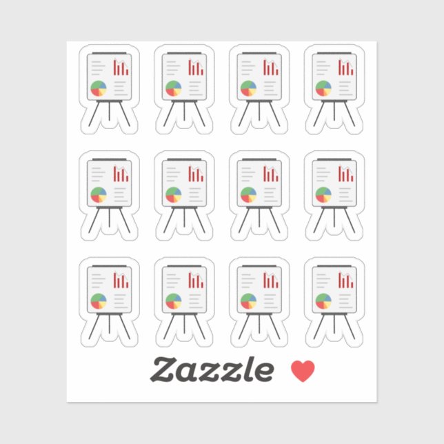 Sticker Présentation Rappel de travail pour les réunions d (Feuille)