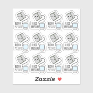 Sticker Pression sanguine Suivi des soins de santé Étiquet