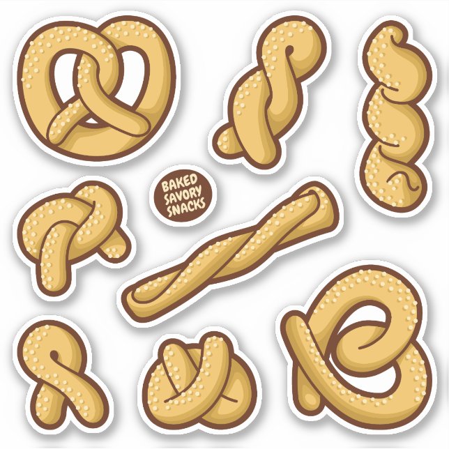Sticker Pretzels et collations salées au four SticSet (Devant)