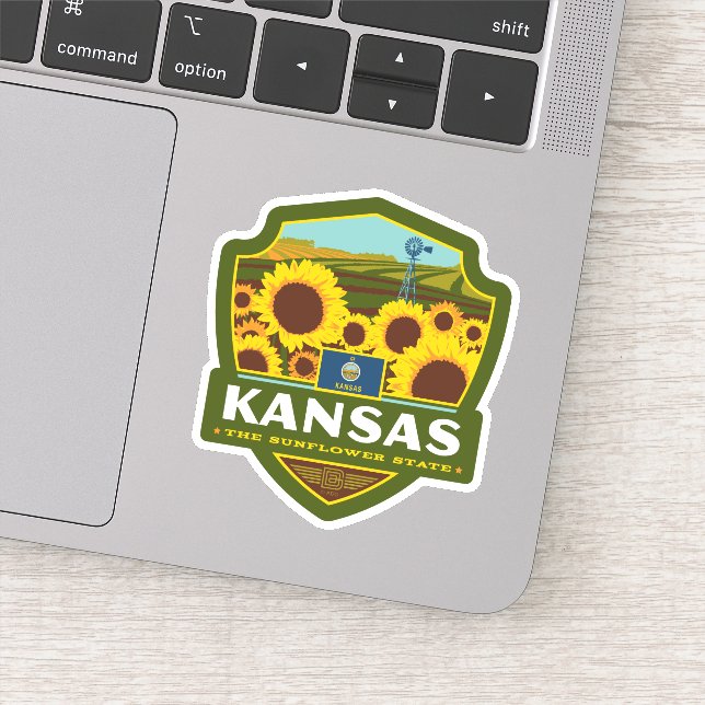 Sticker Pride d'état | Kansas (Détail)