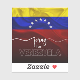 Sticker Priez pour le Venezuela – Drapeau Vénézuélien Desi