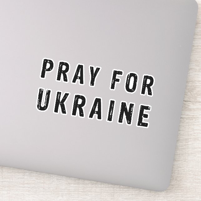 Sticker Priez pour l'Ukraine (Détail)
