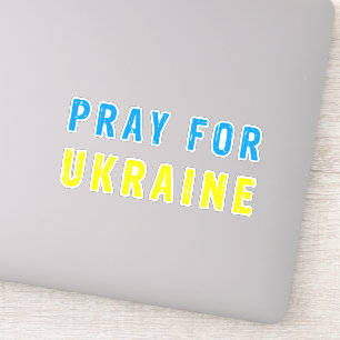Sticker Priez pour l'Ukraine