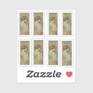 Sticker Primrose par Alphonse Mucha (1899)