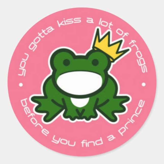 Sticker Prince de grenouille (Devant)