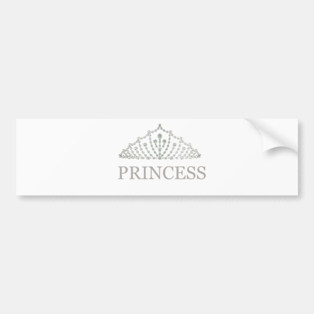 Sticker Princess Crown Bumper (Devant)