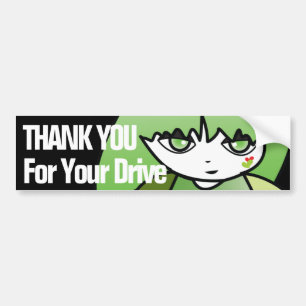 Sticker Princess Green Bumper