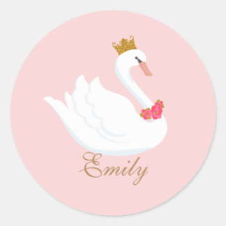 Sticker Princess Swan